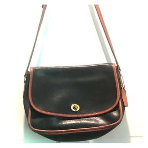Vintage Two Tone Coach leather bag